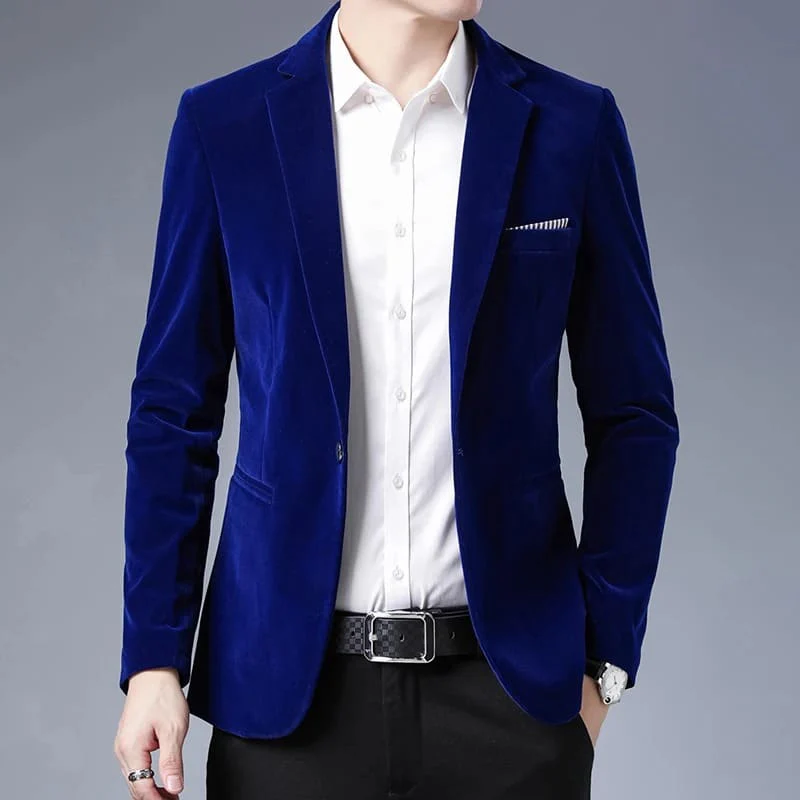 Blazer Masculino Aveludado De Luxo - Image 4