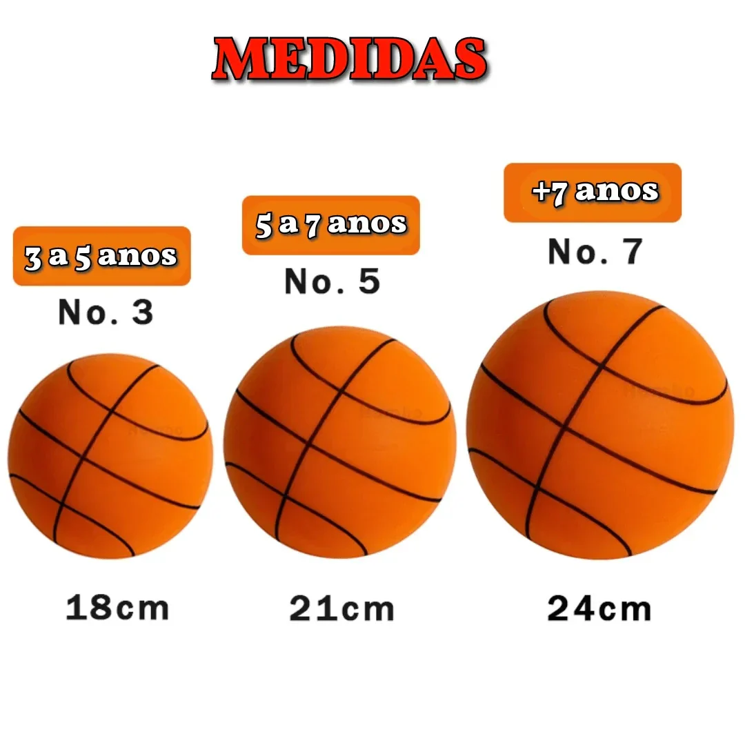 Bola Silenciosa de Basquete e Futebol | BolaKeta & FutKeta