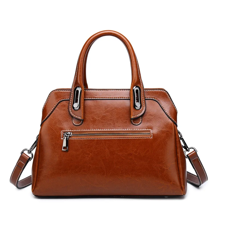 Bolsa Feminina em Couro - Genuine Ane - Image 4