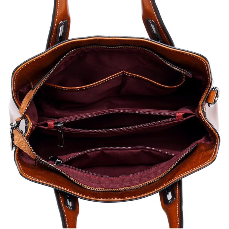 Bolsa Feminina em Couro - Genuine Ane - Image 6