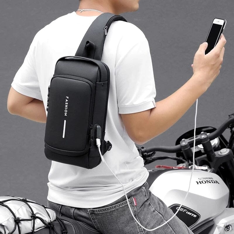 Bolsa Slim Bag® - Mochila Anti-Furto com Senha e Entrada USB - Image 7