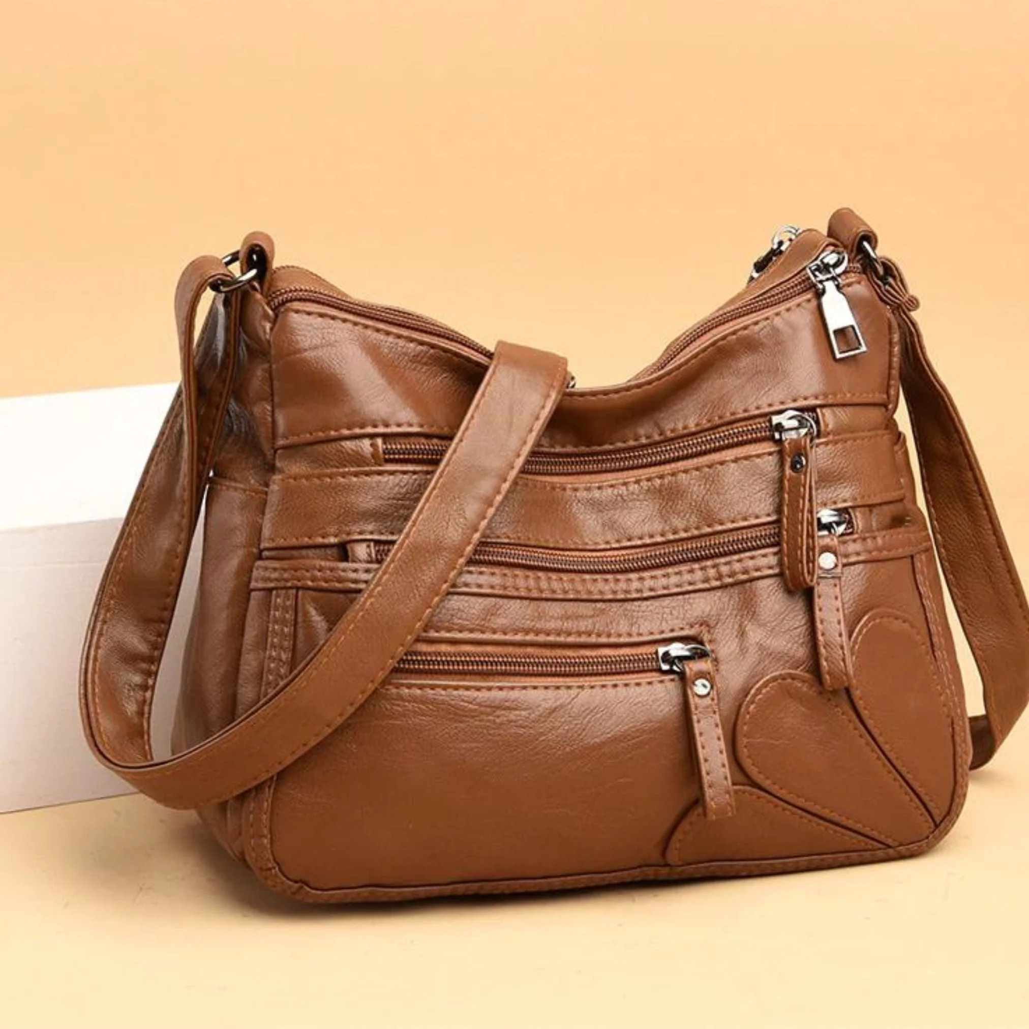 Bolsa Transversal Feminina em Couro - Stephan Ferrera - Image 3