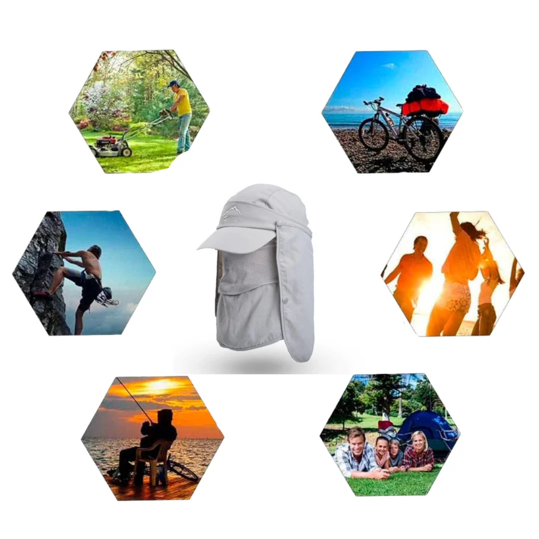 Boné para Pesca com Proteção UV 4 em 1 | Comfort Cap - Image 3