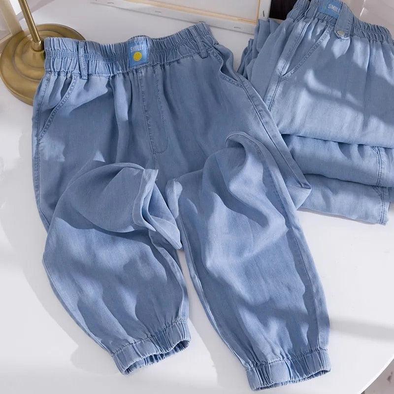 Calça Jeans Feminina Em Seda Gelo - Image 3