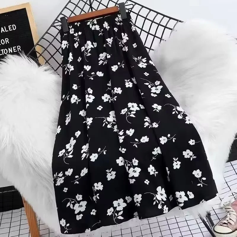 [COMPRE 1 E LEVE 2] Calça-Saia Olivia™ Midi Floral com Cintura Alta / Toque de Feminilidade e Frescor que Valoriza Você em Qualquer Ocasião! - Image 5