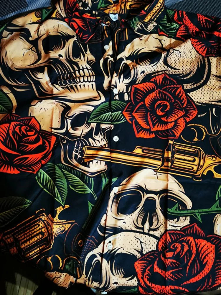 Camisa Caveira Masculina - Image 3