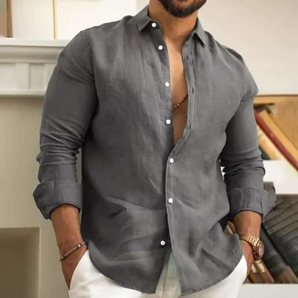 Camisa de Linho Premium Coast - Image 7