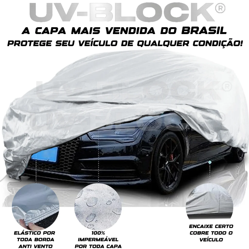Capa Carro Impermeável Anti-Uv | Slim Protection - Image 3