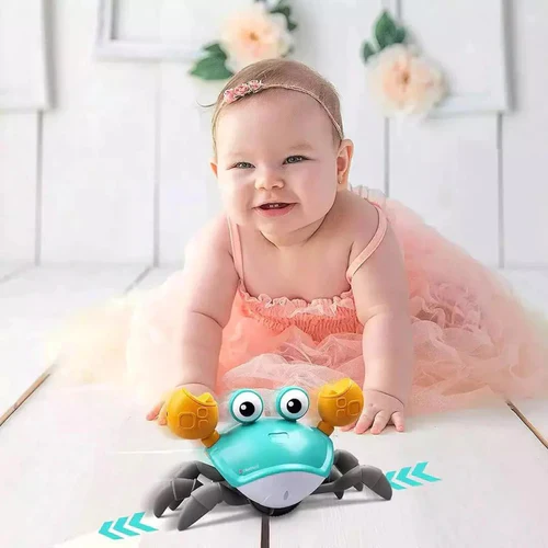Caranguejo Interativo e Brincalhão com Sensor de Obstáculos, Músicas e Luzes Ofertkids (PROMOÇÃO EXCLUSIVA) - Image 3
