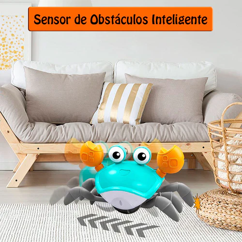 Caranguejo Interativo e Brincalhão com Sensor de Obstáculos, Músicas e Luzes Ofertkids (PROMOÇÃO EXCLUSIVA) - Image 7
