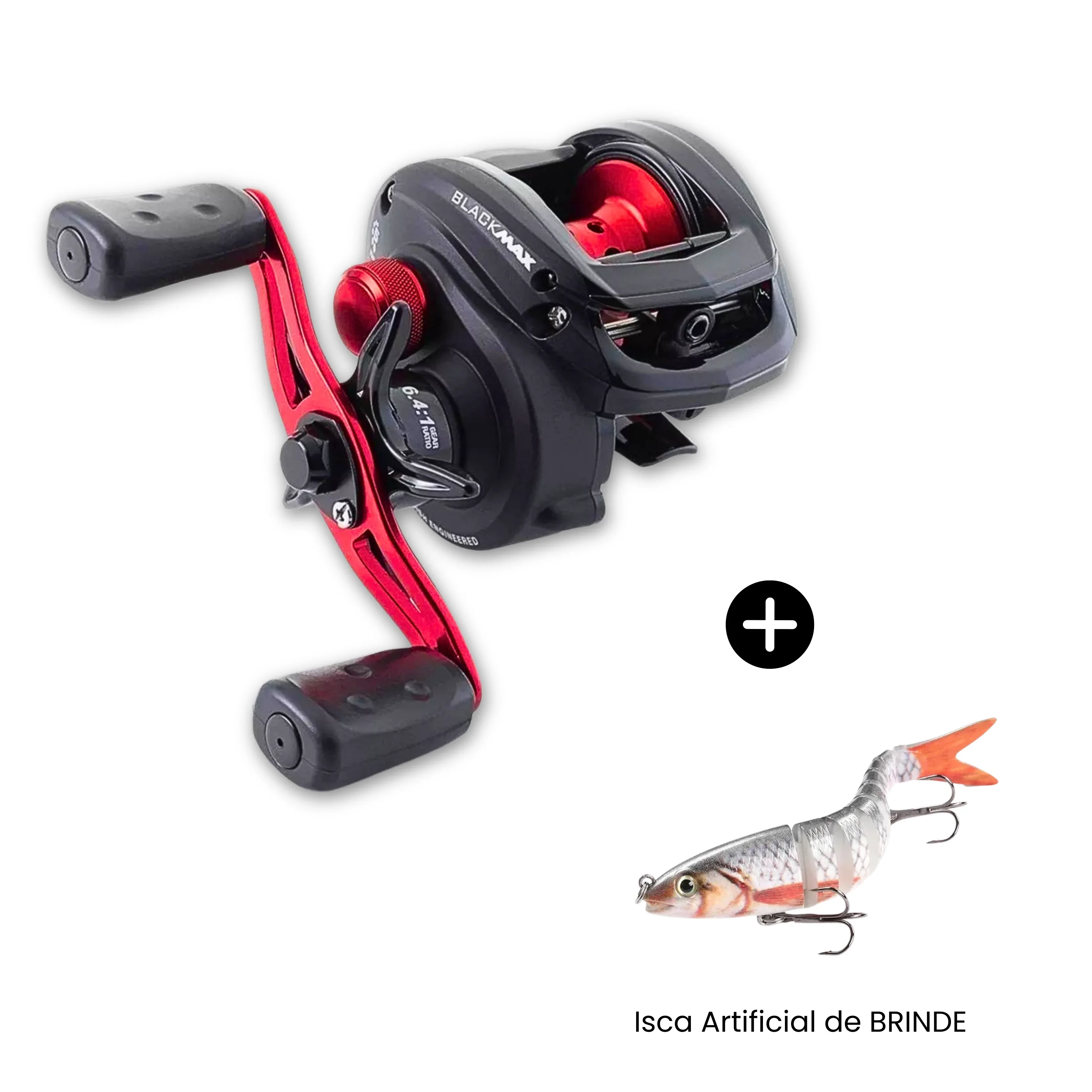 Carretilha Abu Garcia BLACK MAX3 - Anti-Cabeleira [GANHE UM BRINDE ESPECIAL] - Image 5