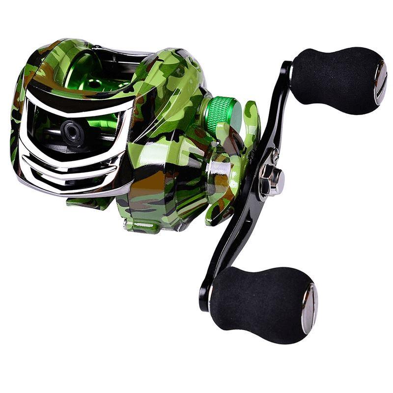 Carretilha de Pesca Pro 18+1 10Kg Drag Camuflada - Image 2