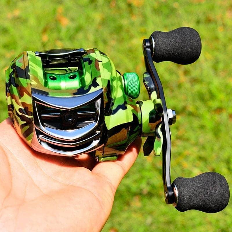 Carretilha de Pesca Pro 18+1 10Kg Drag Camuflada - Image 3