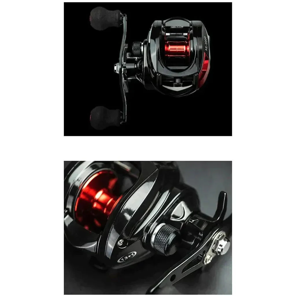 Carretilha de Pesca Profissional Pro Living com 13 Rolamentos - Image 4