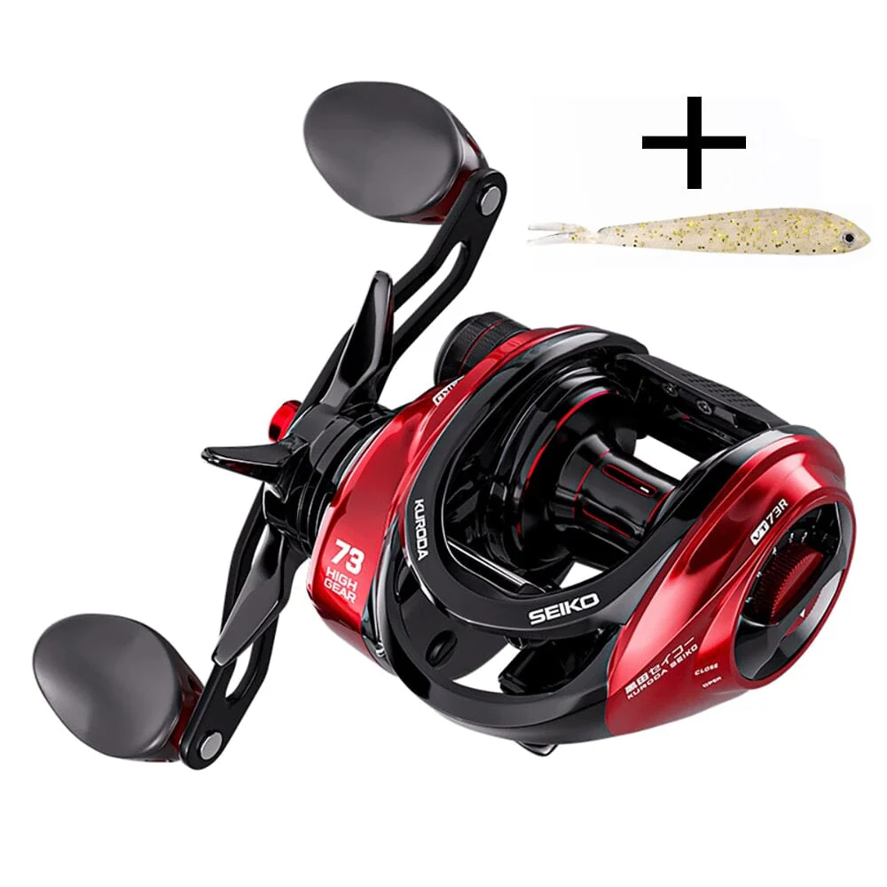 Carretilha Max Drag 10KG 7.3:1 - Water Drop - Image 2