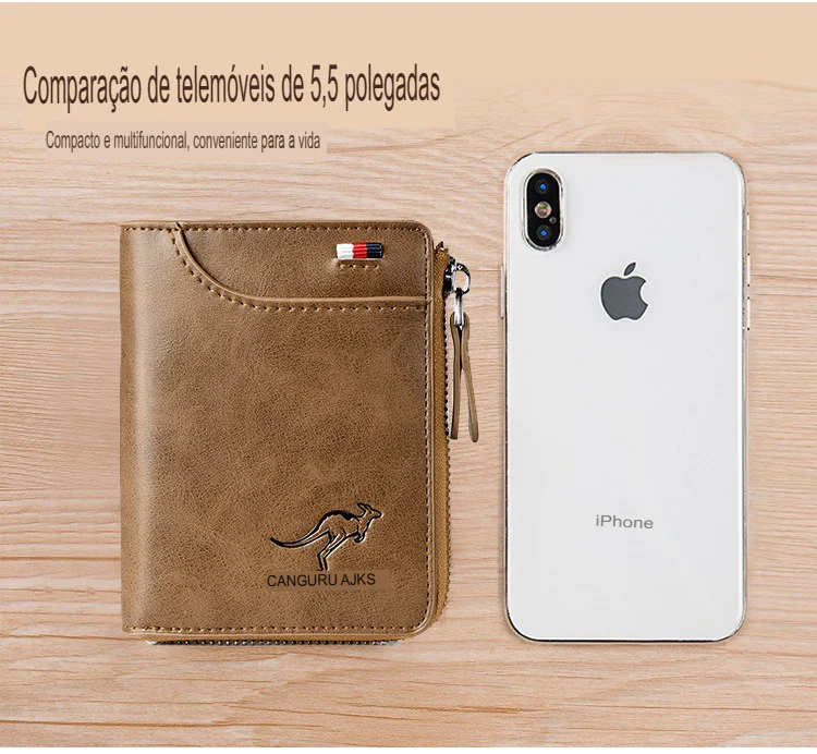 Carteira de Couro Masculina - Image 14