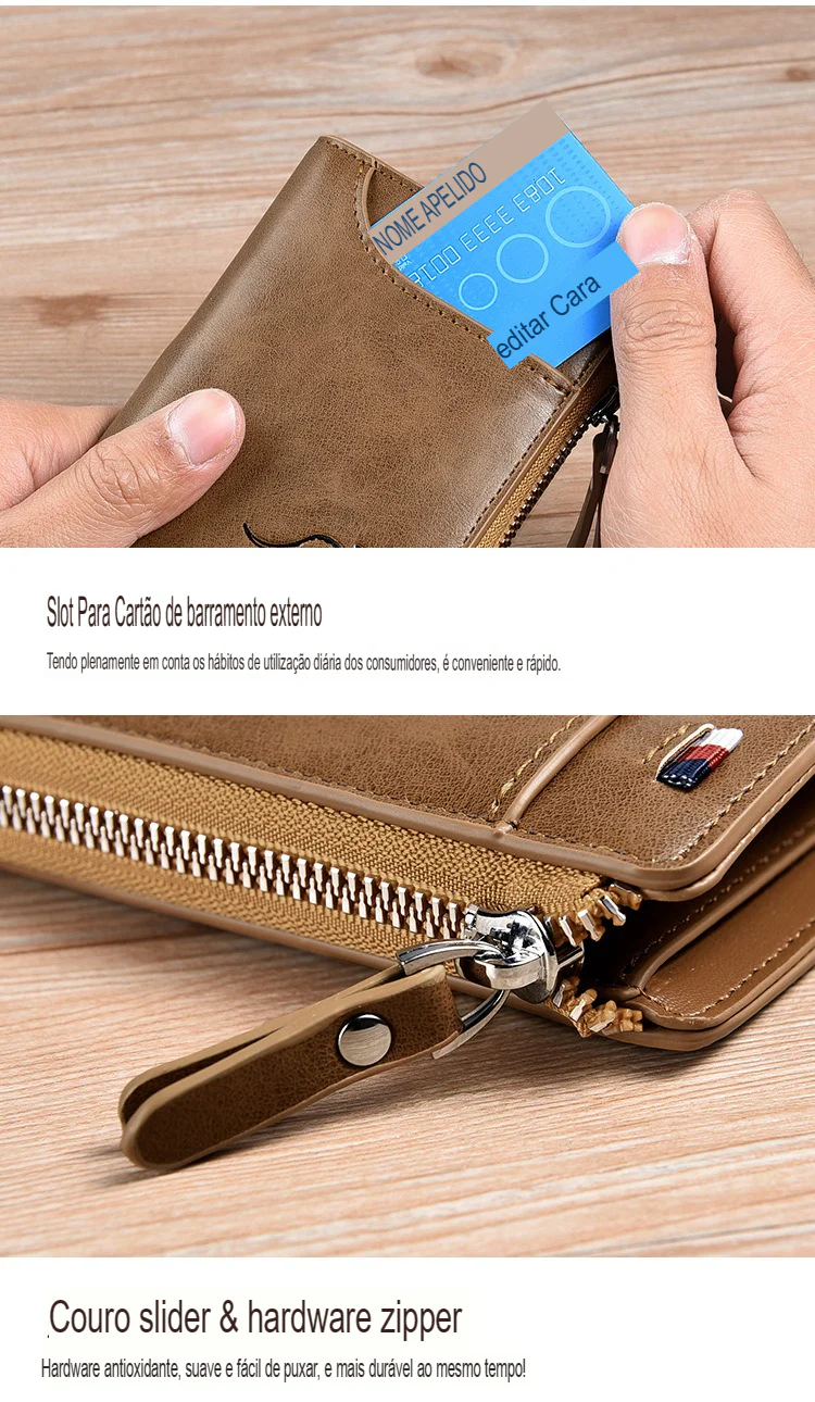 Carteira de Couro Masculina - Image 5