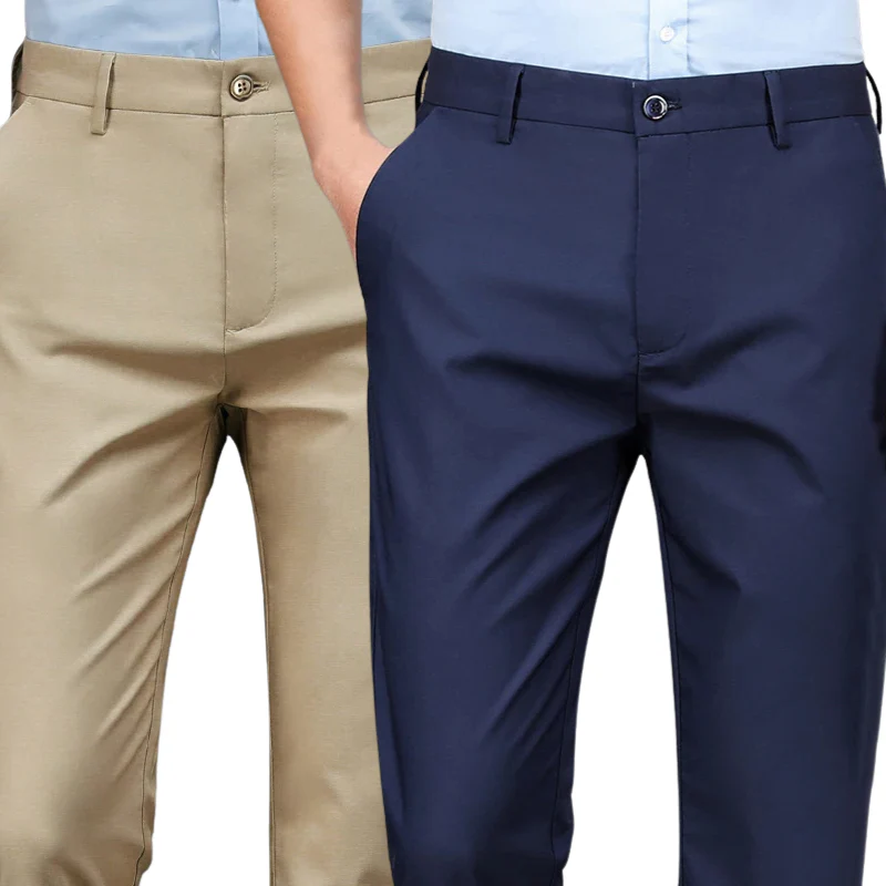 COMPRE 1 E LEVE 2 |  Calça Social Clássica Alfaiataria Gentleman 2024 | Cinto Social Couro - Image 16