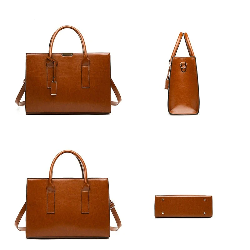 Conjunto Feminino em Couro Bolsa + 2 Carteira - Premium Bags - Image 14