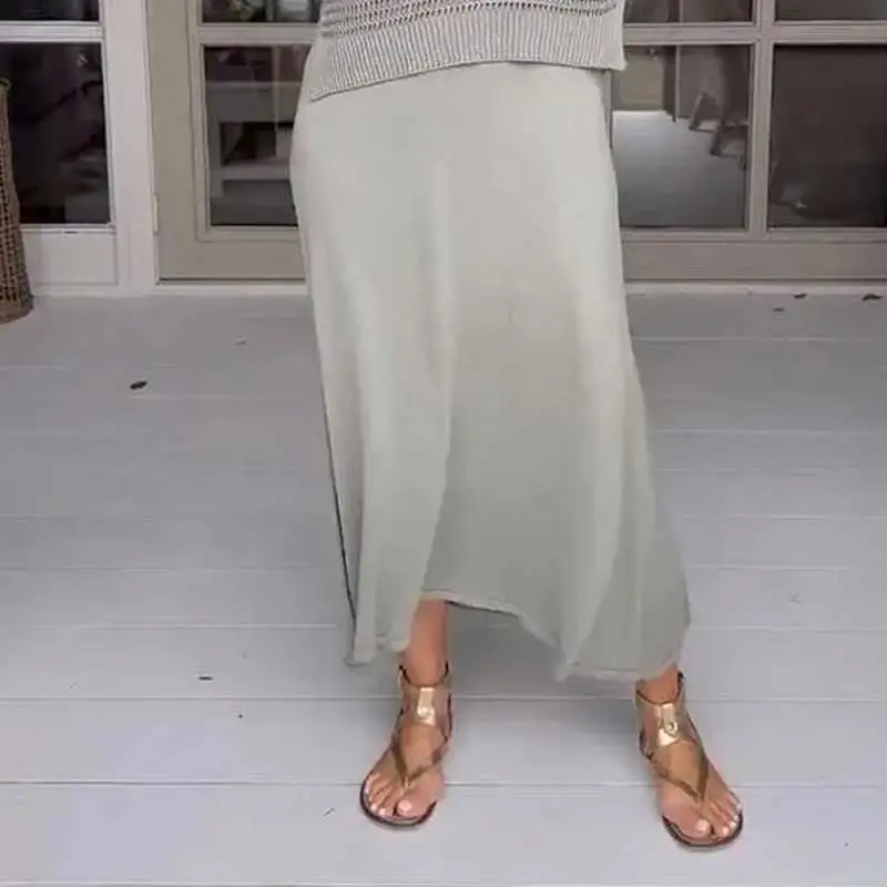 Conjunto Maresia - Com Top de CrochĂȘ Artesanal e Vestido Fluido - Image 6