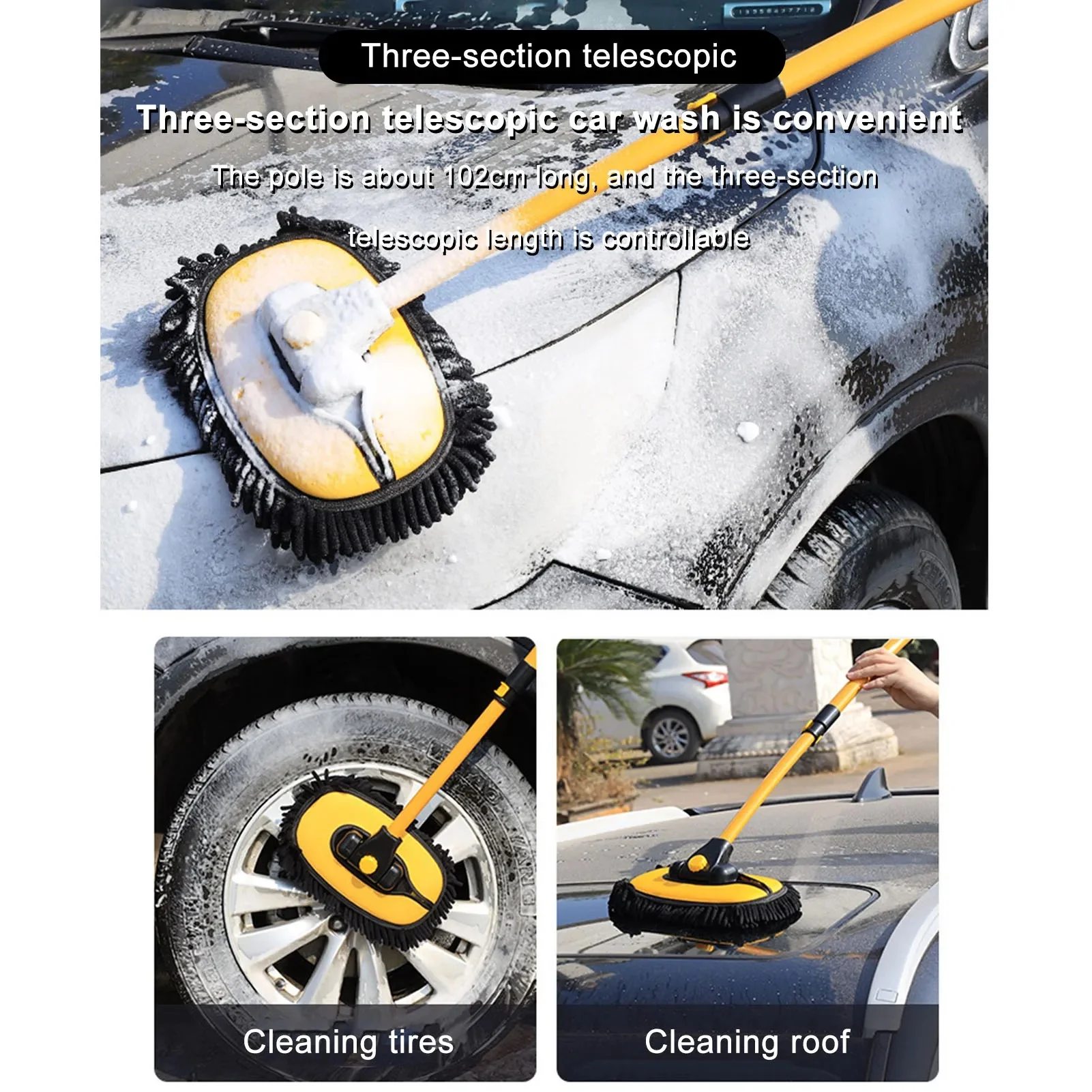 Esfregão Para Limpeza De Carro - JustaCar - Image 3