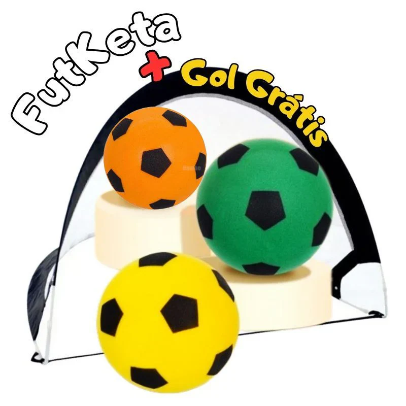Bola de Futebol Silenciosa | FutKeta + Brinde - Image 2