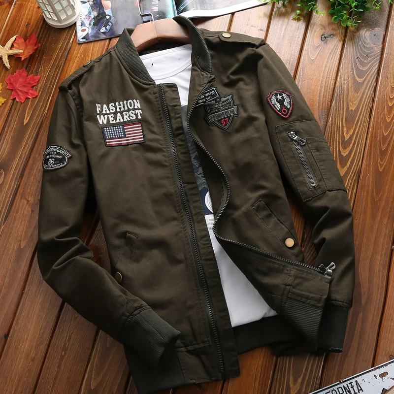 Jaqueta Bomber Masculina American - Image 6