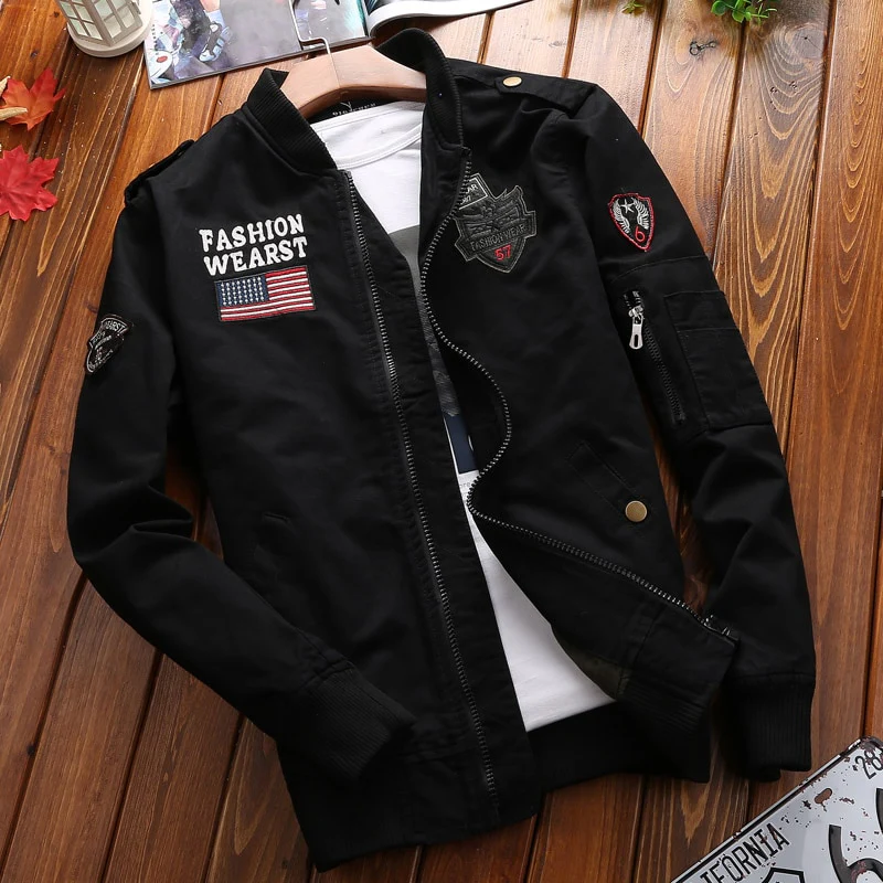 Jaqueta Bomber Masculina American - Image 8