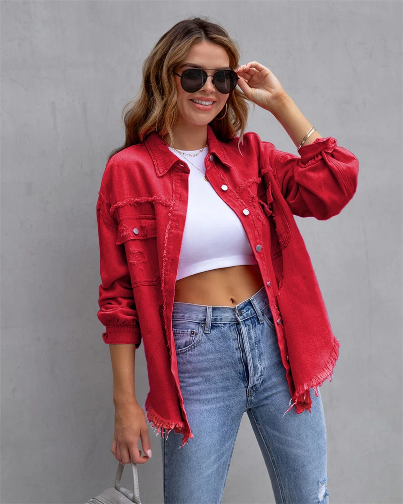 Jaqueta Jeans Feminina - Image 10