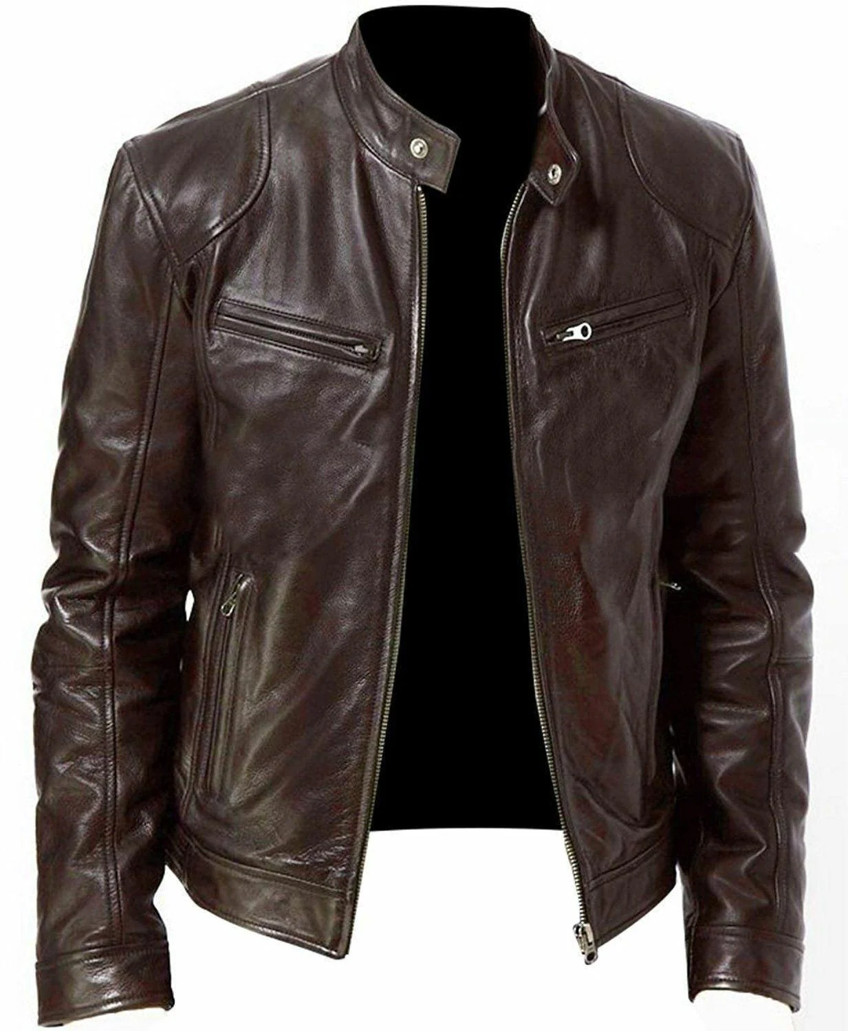 Jaqueta Masculina em Couro - Image 3