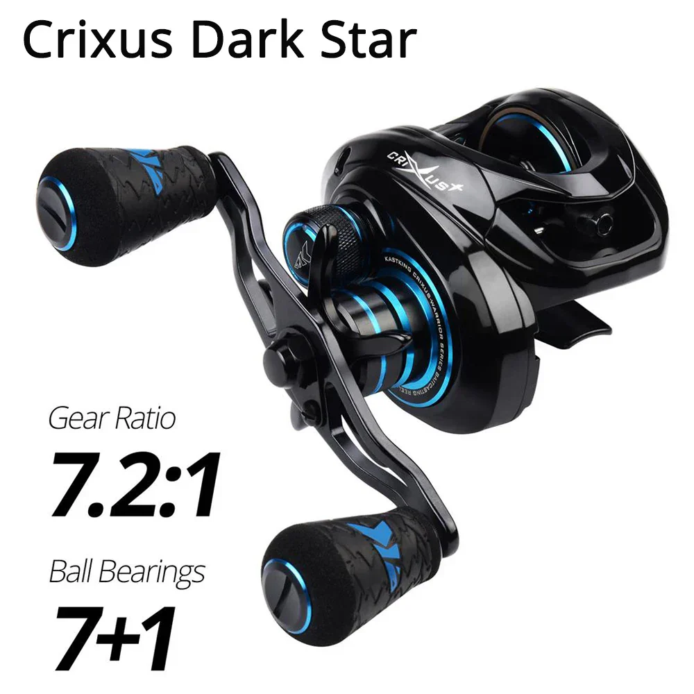 Carretilha KastKing-Crixus - 7 + 1BBs - 8kg Max Drag - 206g - Image 7