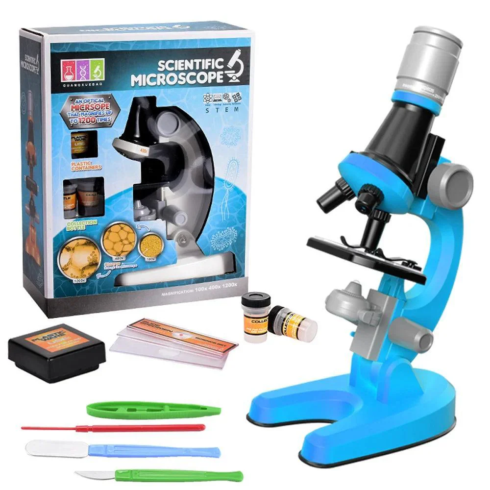 Kit de Microscópio Cintífico Infantil LED 1200x - Image 2