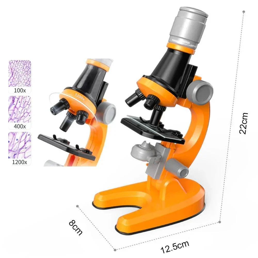 Kit de Microscópio Cintífico Infantil LED 1200x - Image 5