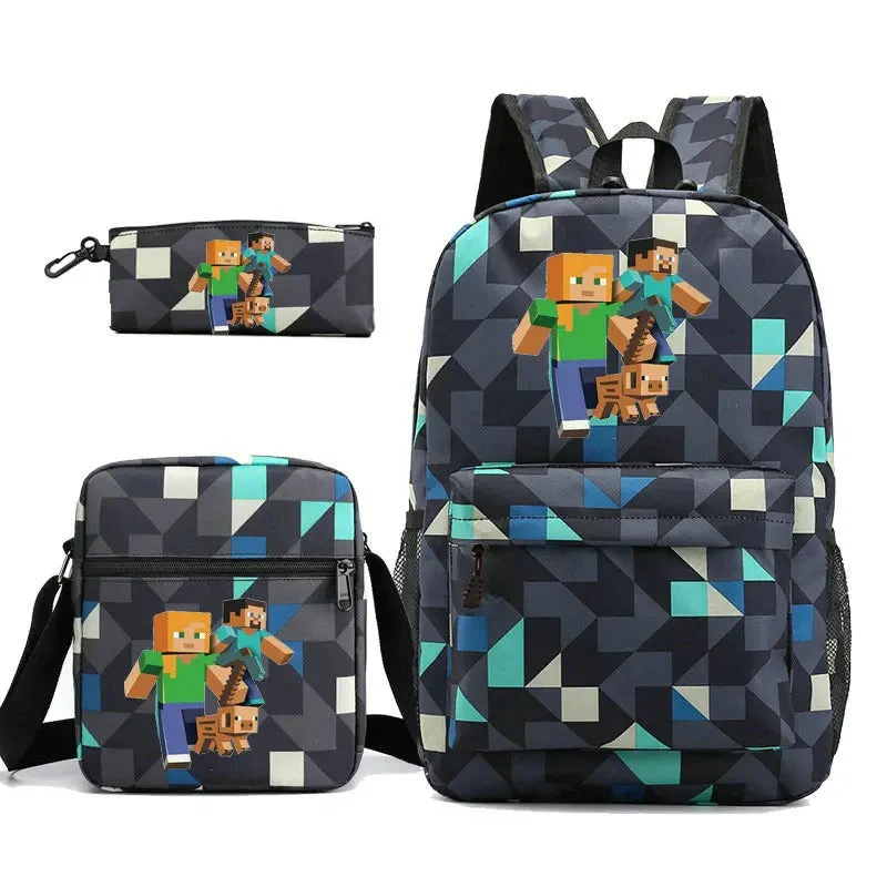 Kit Mochila Escolar e Estojo Minecraft - Image 2