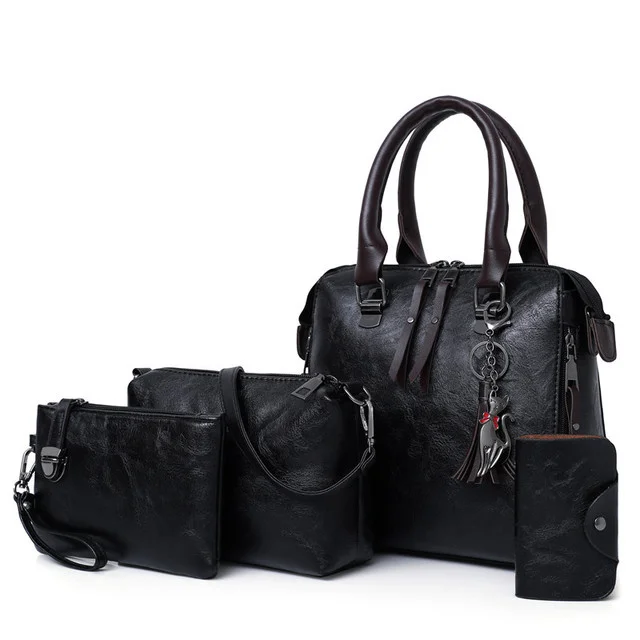 Kit Premium em Couro Nobre - Bolsa + Carteira + Carteira de Mão + Necessaire de Brinde - Image 12