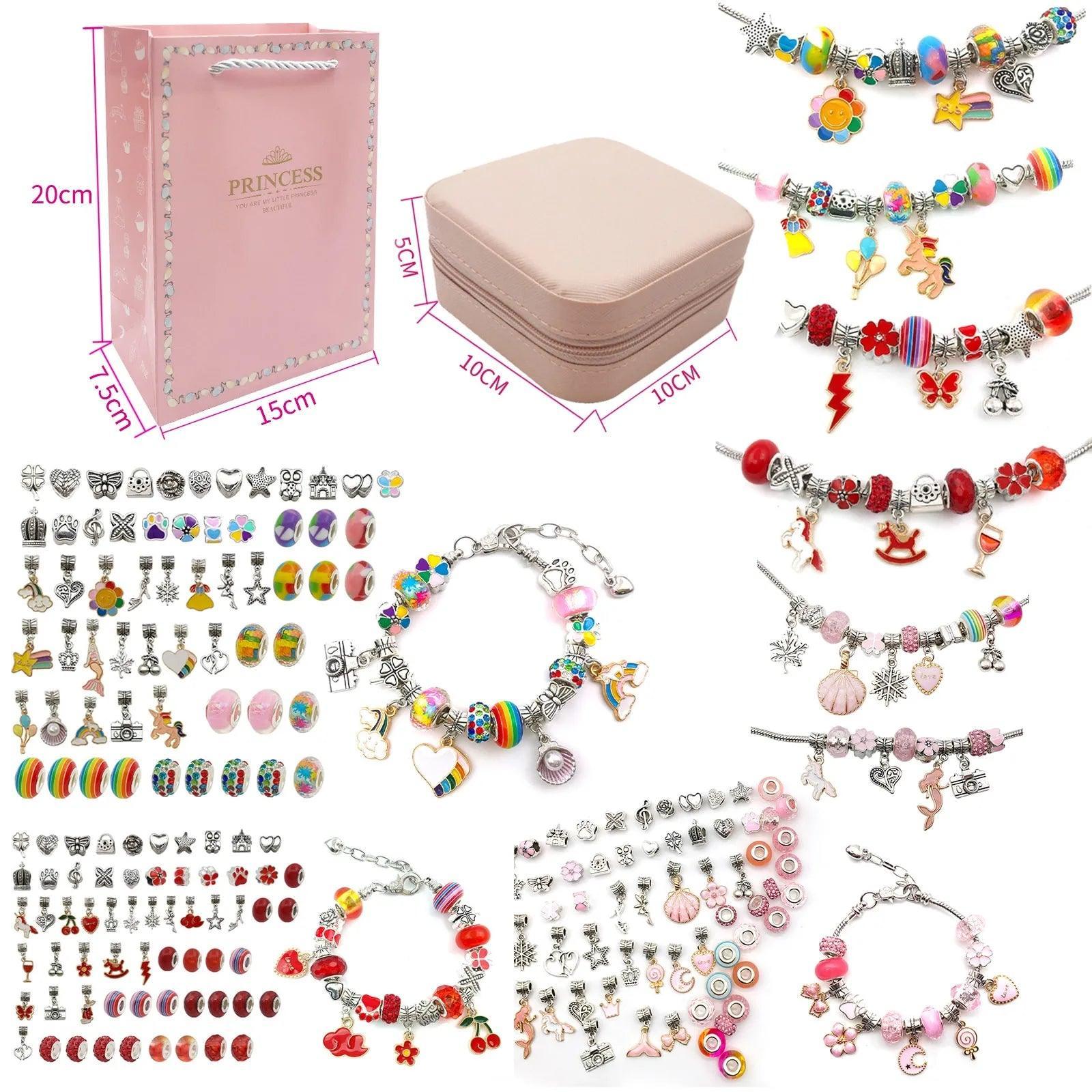 Kit Pulseiras e Berloques Infantil - 66 Peças - Image 5