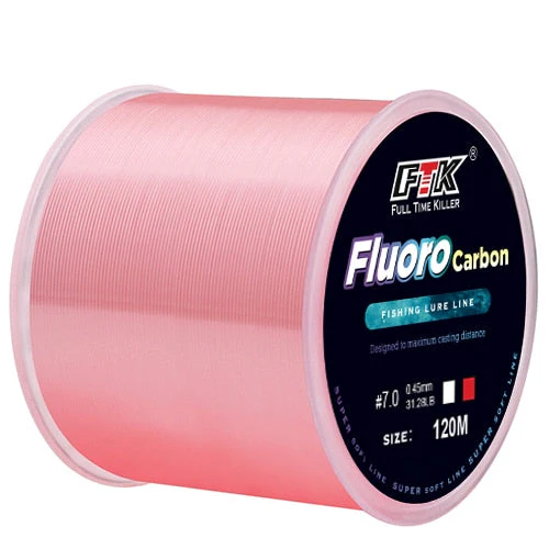 Linha de Pesca Monofilamento FTK Invisível Fluorcarbono 120m - Image 6