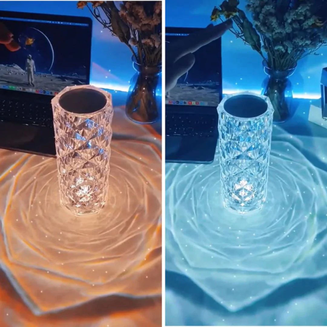 Abajur cristal Com 16 Cores Sensível ao Toque - Image 9