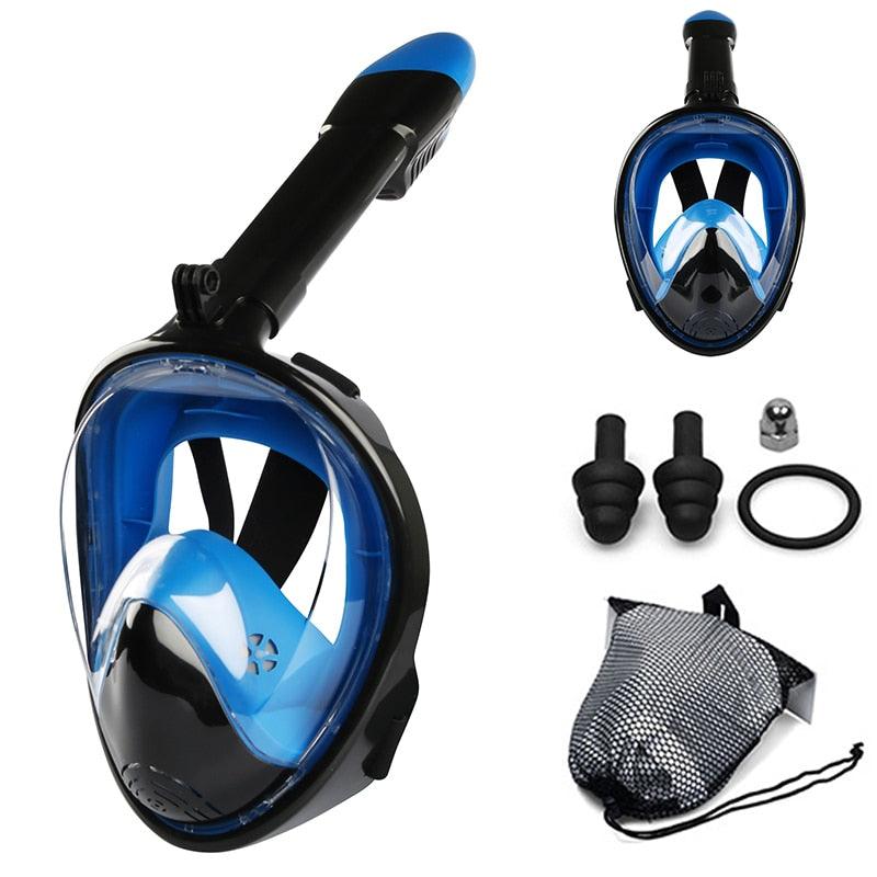 Máscara de Mergulho Snorkel com Suporte para Câmera GoPro - Image 3