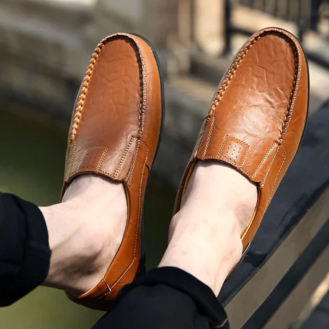 Mocassim Masculino em Couro Nobre - Maximilian Premium - Image 10