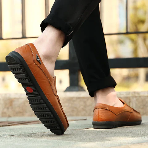Mocassim Masculino em Couro Nobre - Maximilian Premium - Image 11