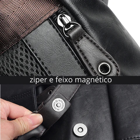 Mochila de Couro Masculino RĂșstica - Image 11