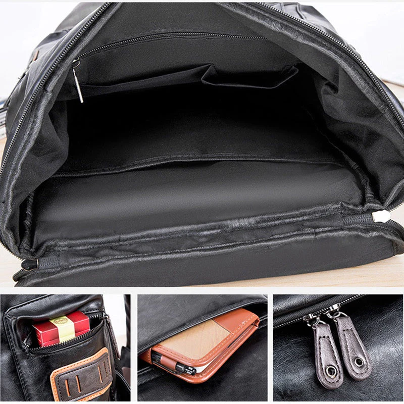 Mochila de Couro Masculino RĂșstica - Image 12