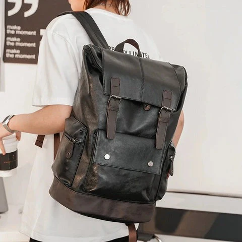 Mochila de Couro Masculino RĂșstica - Image 3