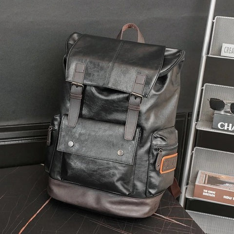 Mochila de Couro Masculino RĂșstica - Image 5