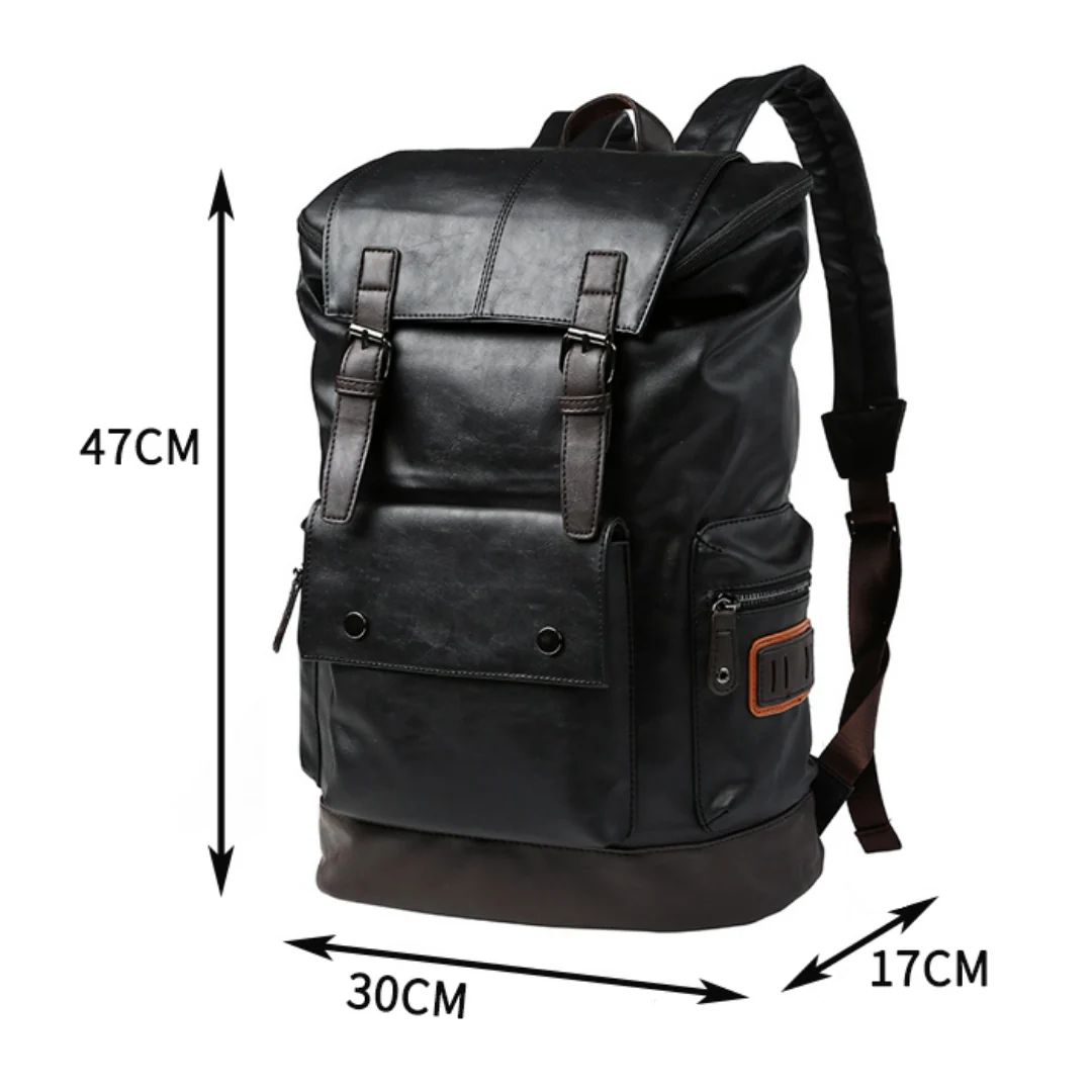 Mochila de Couro Masculino RĂșstica - Image 8