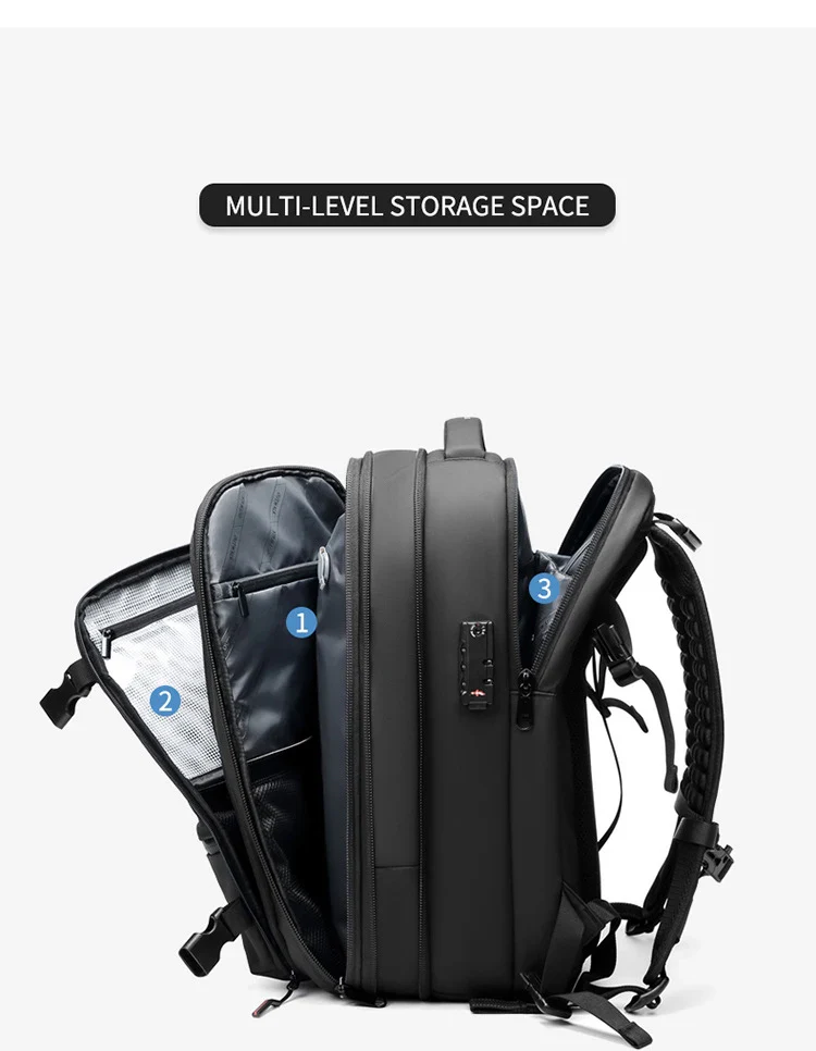 Mochila De Viagem Smart | AirCompress - Image 14