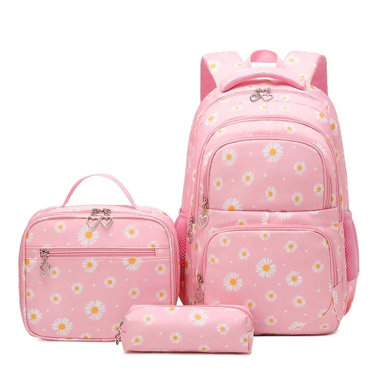 Mochila Escolar Grande + Lancheira e Bolsa de Lápis | Kit 3 Peças - Image 2