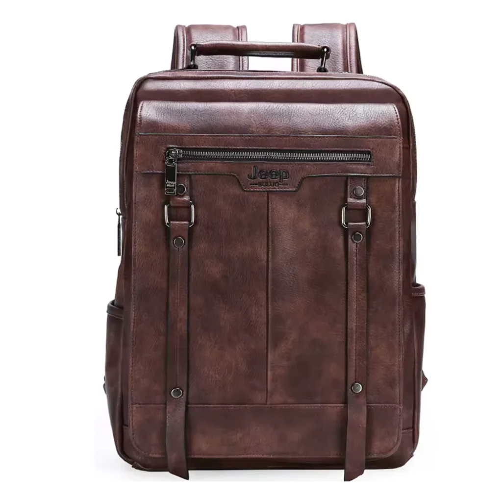 Mochila Executiva em Couro Jeep