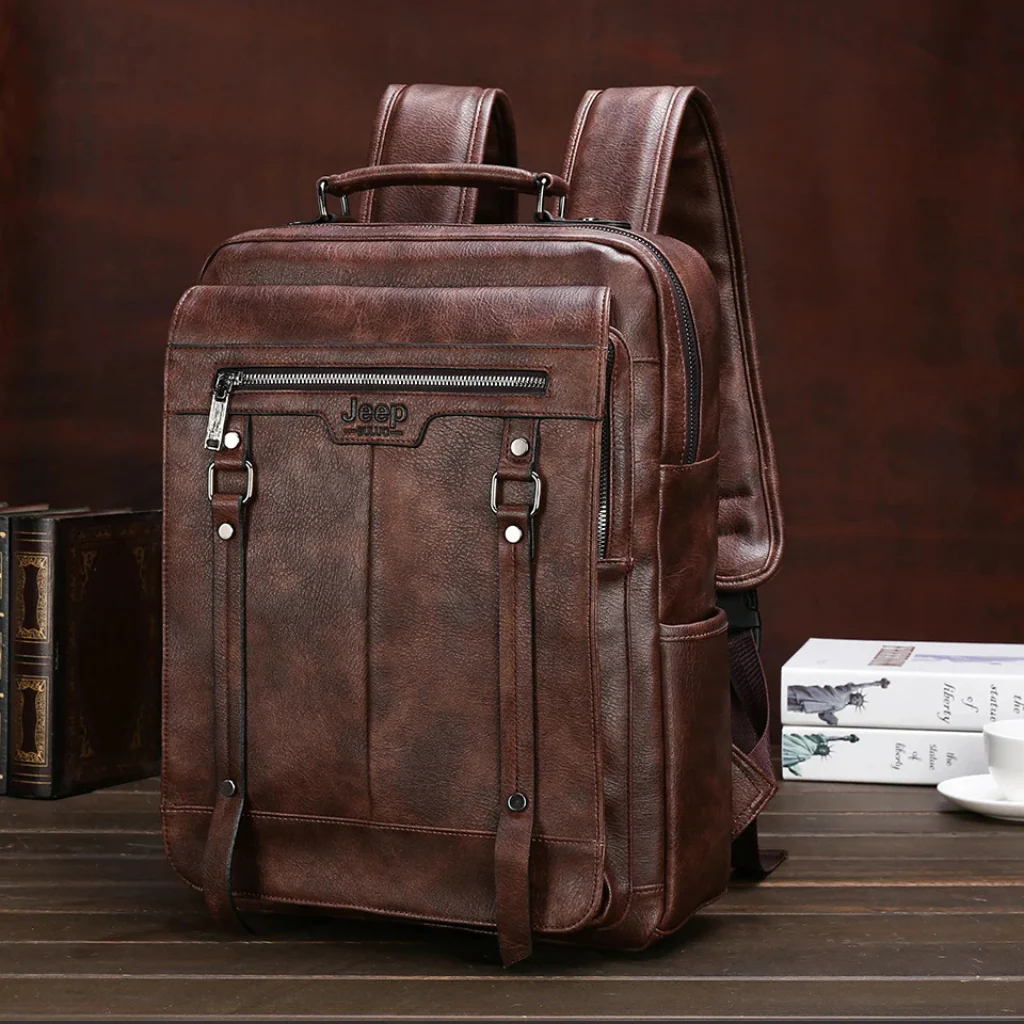 Mochila Executiva em Couro Jeep - Image 5
